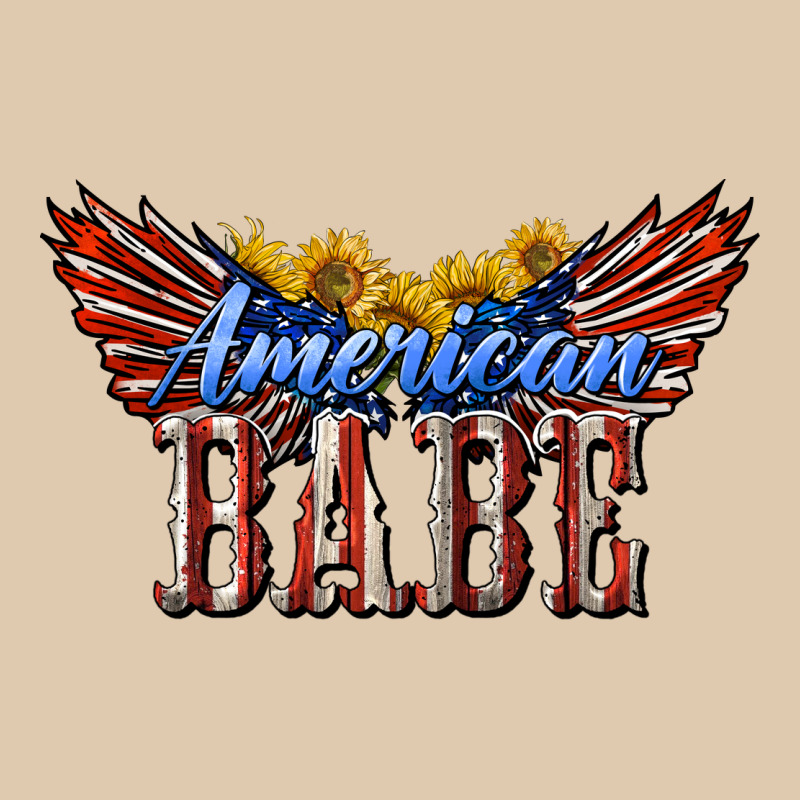 American Babe With Sunflowers Heavyweight Sweatshirt by LillyAllenDesigns | Teevron