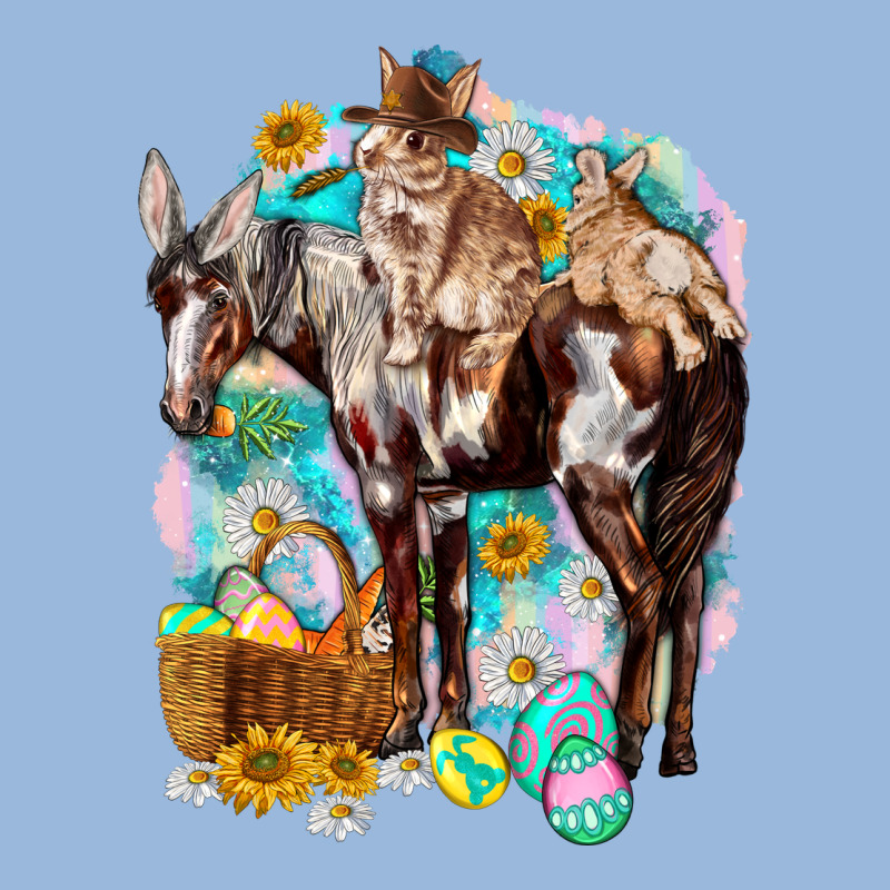 Happy Easter Day Rodeo Premium Hoodie by NancyCooperArtShop | Teevron
