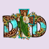 Dad San Judas Sunflower Leopard Turquoise Premium Hoodie | Teevron