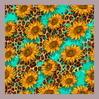 Sunflowers And Leopard Western Seamless Pattern Vintage Hoodie | Teevron