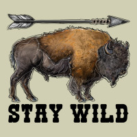 Stay Wild Bison Heavy Core Tee | Teevron