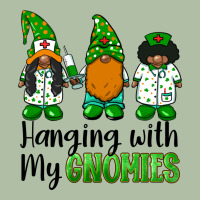 Hanging With My Gnomies African American Nurse Gnomies Urban Heavy Tee | Teevron