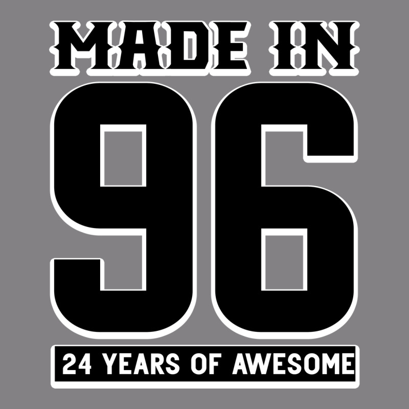 Made In 96 24 Years Of Awesome Heavyweight Hoodie by Bettercallsaul | Teevron