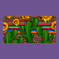Sunflowers And Cactus License Plate Vintage Tee | Teevron