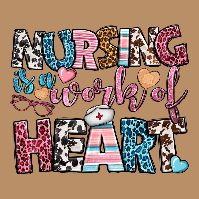 Nursing Is A Work Of Heart Vintage Hoodie by BundleAndBundleShop | Teevron
