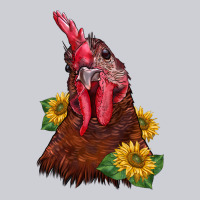 Rooster Sunflower Heavyweight Sweatshirt | Teevron
