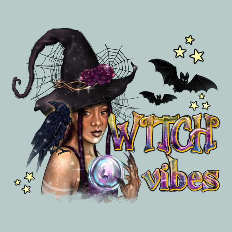 Black Witch Vibes Heavy Core Tee by texasbilliewilder | Teevron