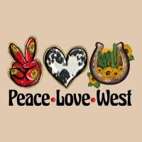 Peace Love West Heavyweight Sweatshirt | Teevron