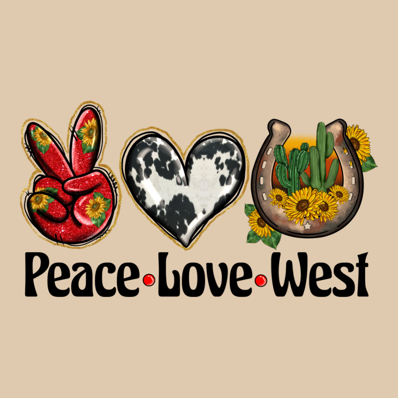 Peace Love West Heavyweight Sweatshirt by BarkalooDesign | Teevron