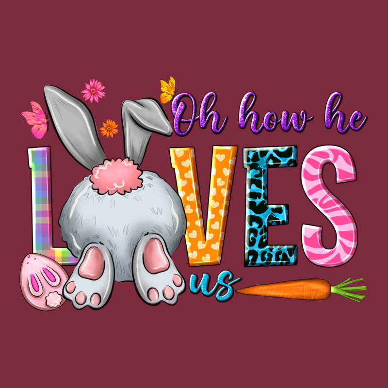 Oh How He Loves Us Premium Hoodie by NancyCooperArtShop | Teevron