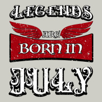 Legends Are Born In July Heavyweight Hoodie | Teevron