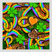 St. Patricks Rainbow Seamless Zipper Hoodie | Teevron