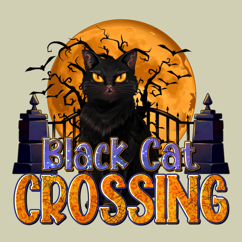 Black Cat Crossing Heavy Core Tee by texasbilliewilder | Teevron