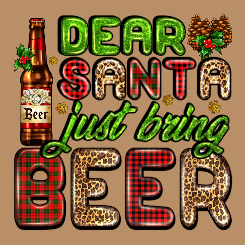 Dear Santa Just Bring A Beer With A Beer Bottle Vintage Hoodie by AdoDesignShop | Teevron