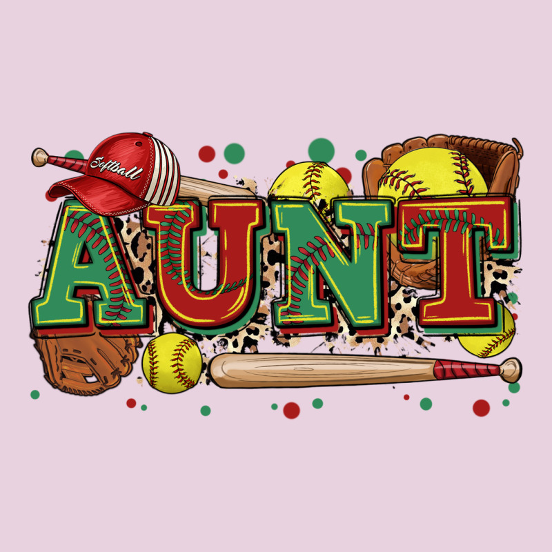 Aunt Softball Ladies Tee by Zillion Design Studio | Teevron