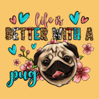 Life Is Better With A Pug Vintage Hoodie | Teevron