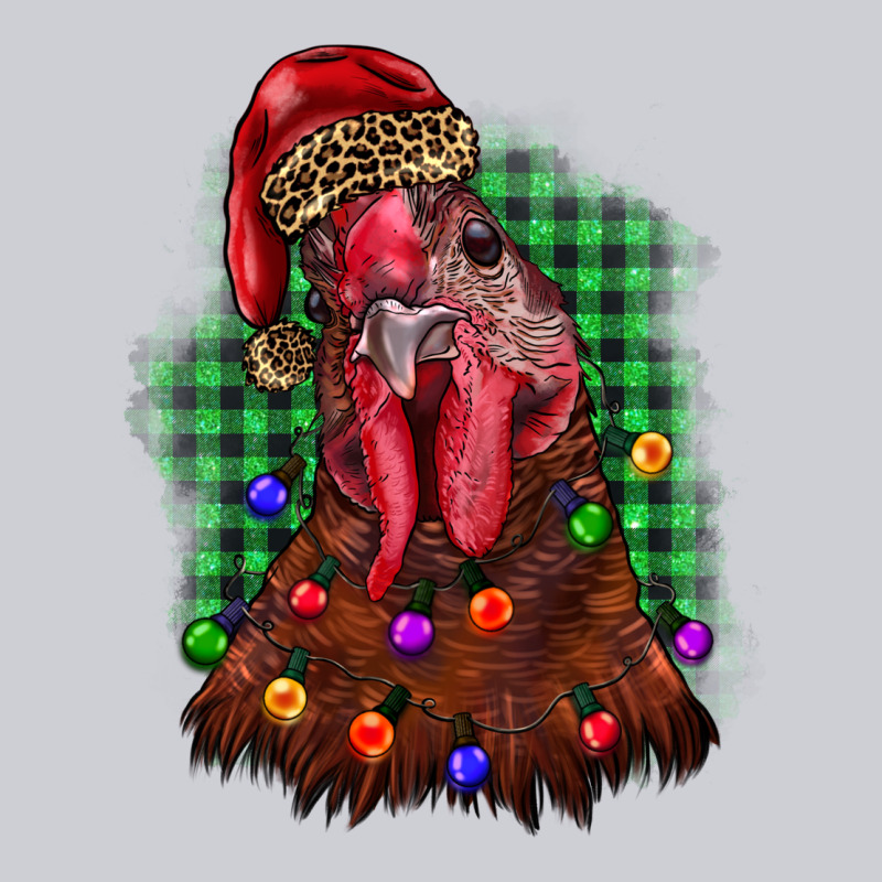 Christmas Rooster Heavyweight Sweatshirt by BarkalooDesign | Teevron