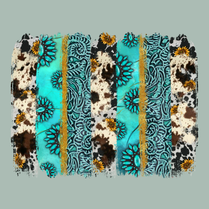 Gemstone Sunflower Cowhide Brushstroke Classic Tee by AdoDesignShop | Teevron