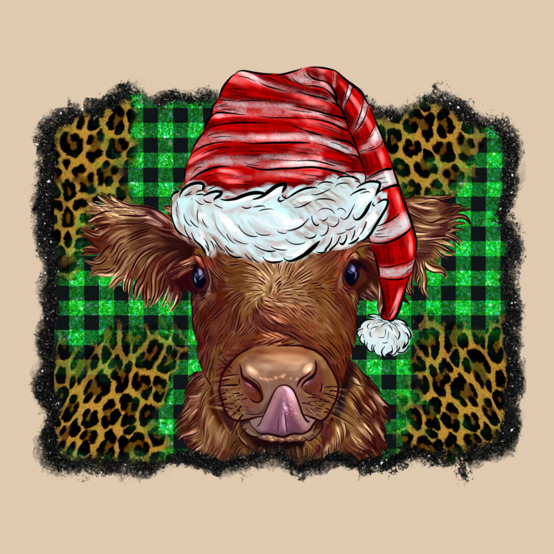 Christmas Leopard Buffalo Plaid Baby Highland Cow Heavyweight Sweatshirt by BarkalooDesign | Teevron