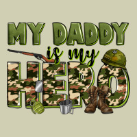 My Daddy Is My Hero Army Heavy Core Tee | Teevron