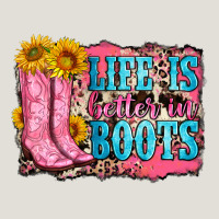 Life Is Better In Boots Heavy Core Tee | Teevron