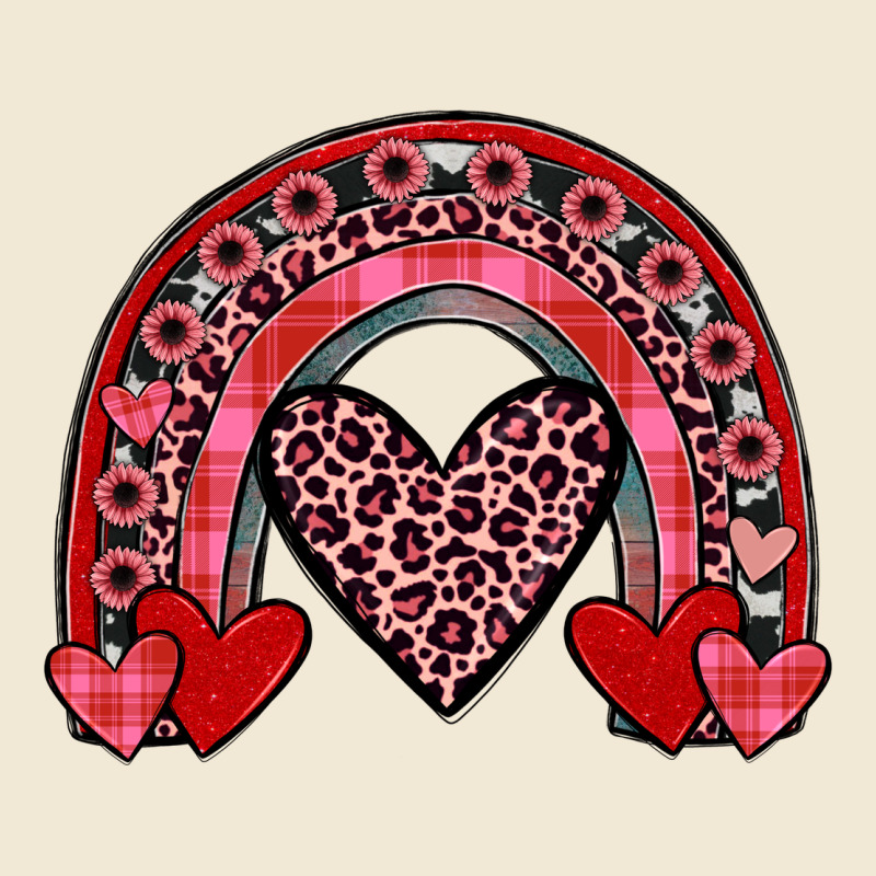 Valentines Heart Rainbow Ladies Tee by JahusDesignShop | Teevron