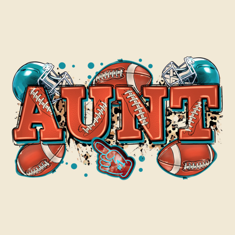 Aunt American Football Ladies Tee by Zillion Design Studio | Teevron