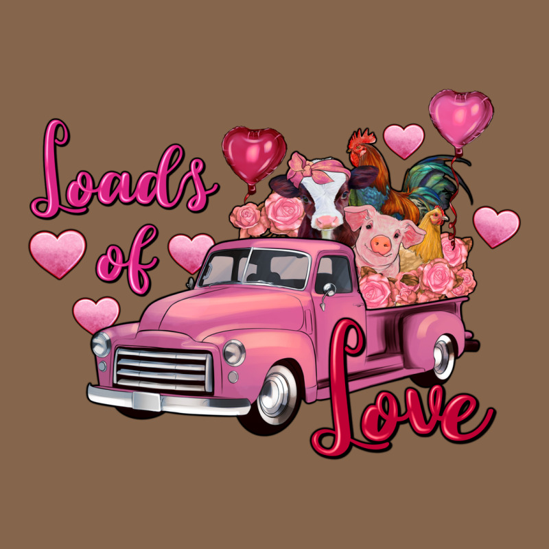 Loads Of Love Valentine's Day Farm Truck Premium Tee by FaDigitalArtStudio | Teevron