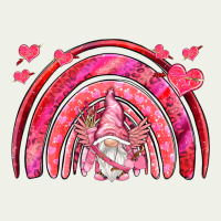 Valentines Day Rainbow With Cupid Gnome Urban Heavy Tee | Teevron