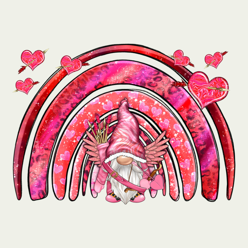Valentines Day Rainbow With Cupid Gnome Urban Heavy Tee by NancyCooperArtShop | Teevron