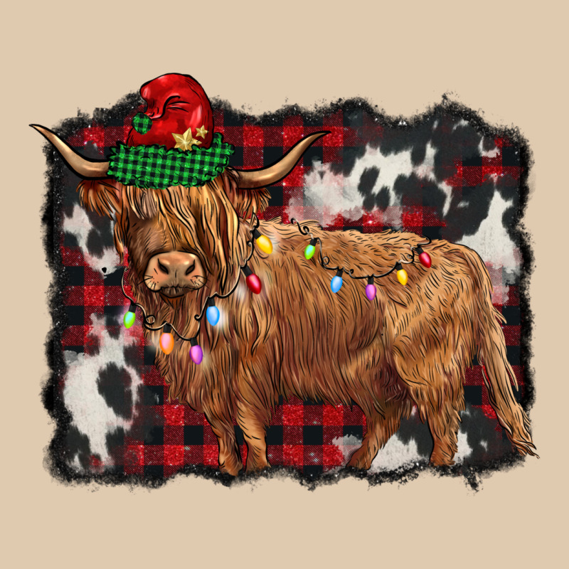 Christmas Highland Cow Heavyweight Sweatshirt by BarkalooDesign | Teevron