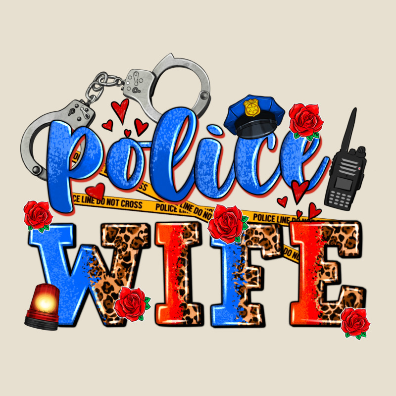 Police Wife Urban Heavy Tee by AdoDesignShop | Teevron