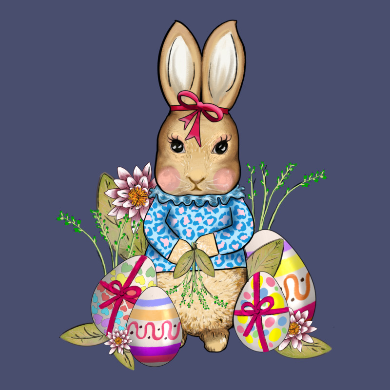 Easter Bunny And Eggs Vintage Tee by AdoDesignShop | Teevron