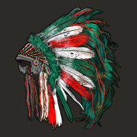Mexican Flag Indian Headdress Heavy Core Tee | Teevron