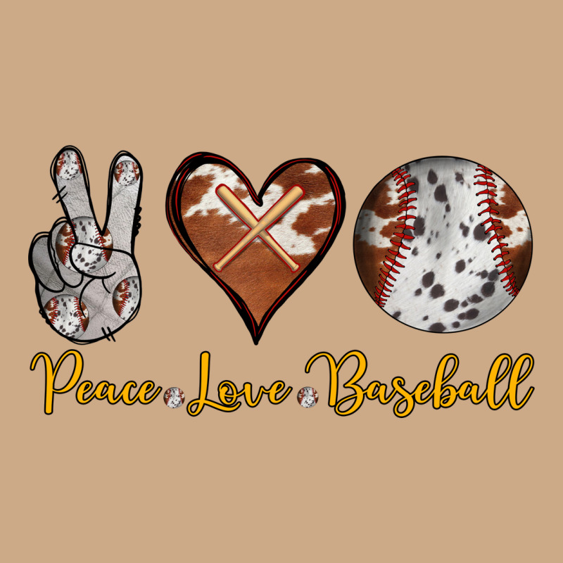Peace Love Baseball Vintage Hoodie by RanaPortraitStore | Teevron