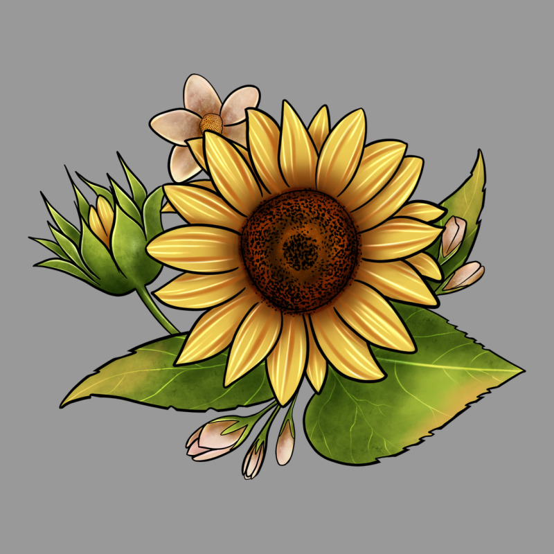 Sunflower Vintage Hoodie by JahusDesignShop | Teevron
