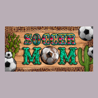 Soccer Mom With Ball And Cactus And Serape Licanse Plate Vintage Tee | Teevron