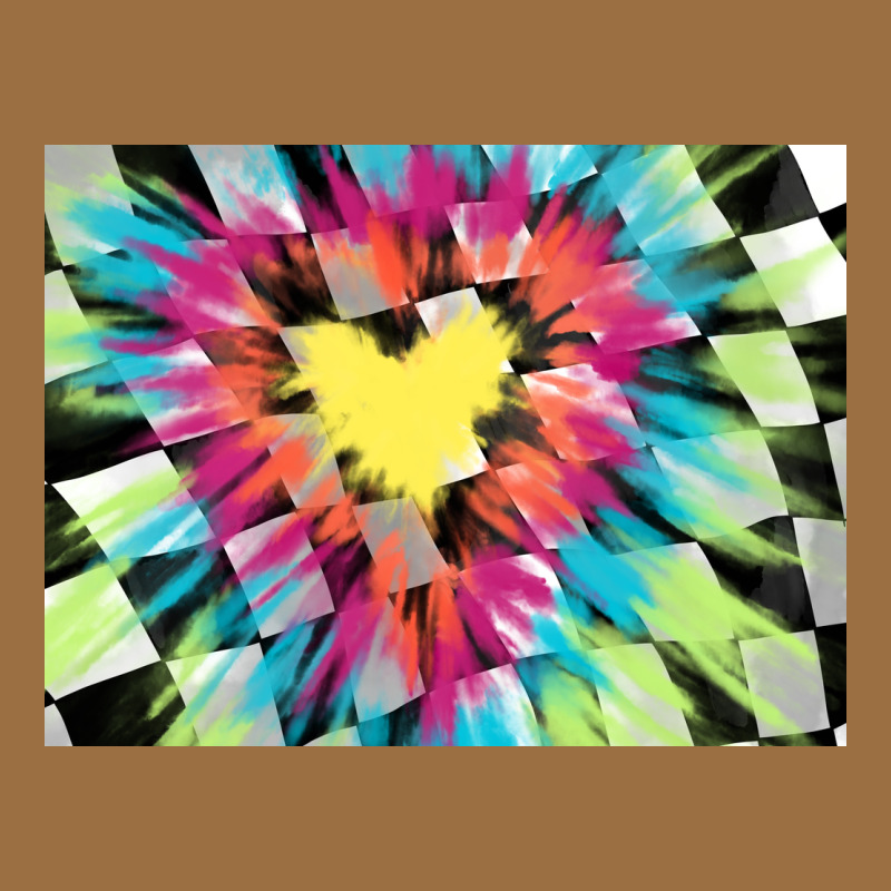 Tie Dye Hearth Shaped Race Flag Background 3200x2400 Vintage Tee by AdoDesignShop | Teevron