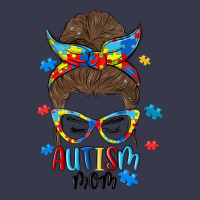 Messy Bun Autism Mom Long Sleeve Tee | Teevron