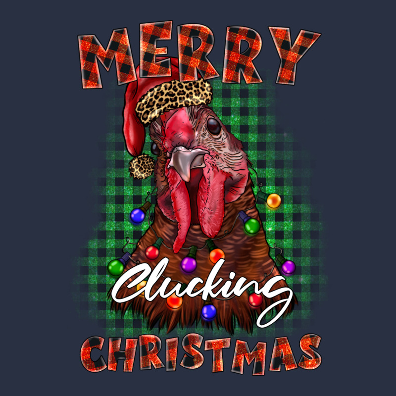 Merry Clucking Christmas Rooster Heavyweight Sweatshirt by BarkalooDesign | Teevron