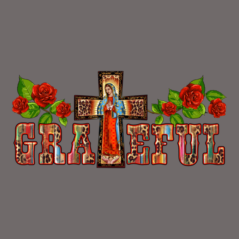 Grateful Guadalupe Cross Urban Heavy Tee by BarkalooDesign | Teevron