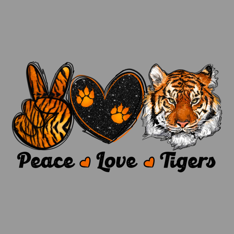 Peace Love Tigers Vintage Hoodie by RanaPortraitStore | Teevron
