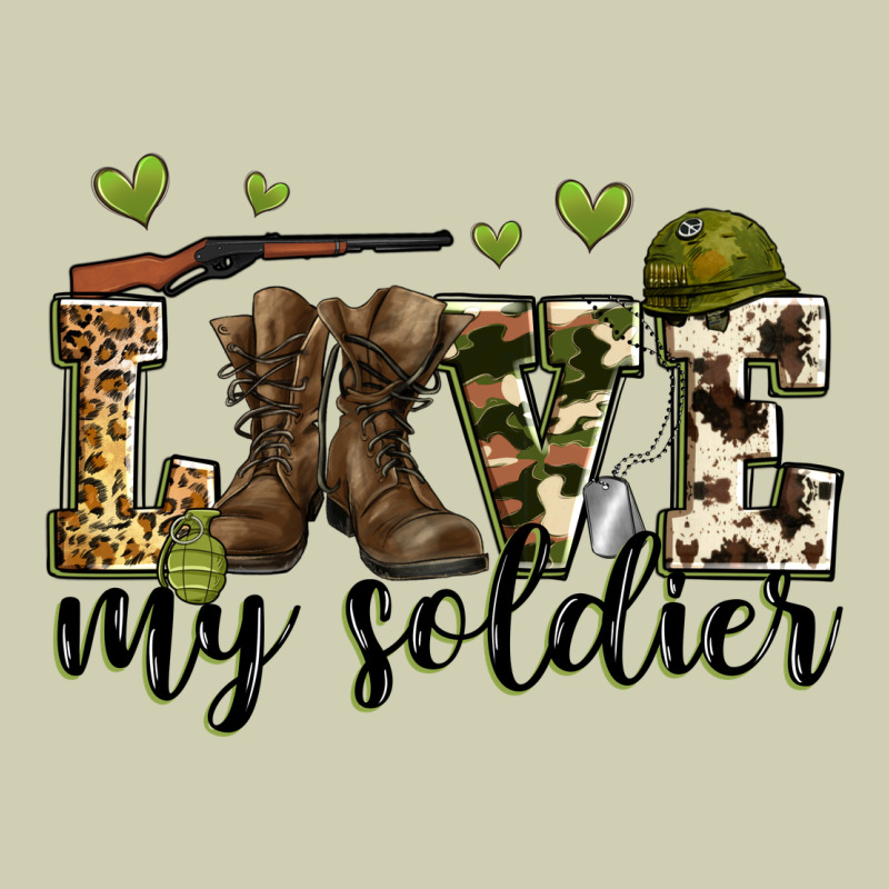 Love My Soldier Heavy Core Tee by Zillion Design Studio | Teevron
