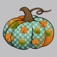 Blue Plaid Autumn Pumpkin Classic Tee | Teevron