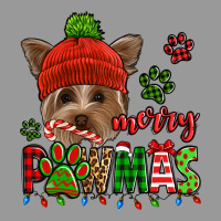 Merry Pawmas Christmas Yorkie Vintage Hoodie | Teevron