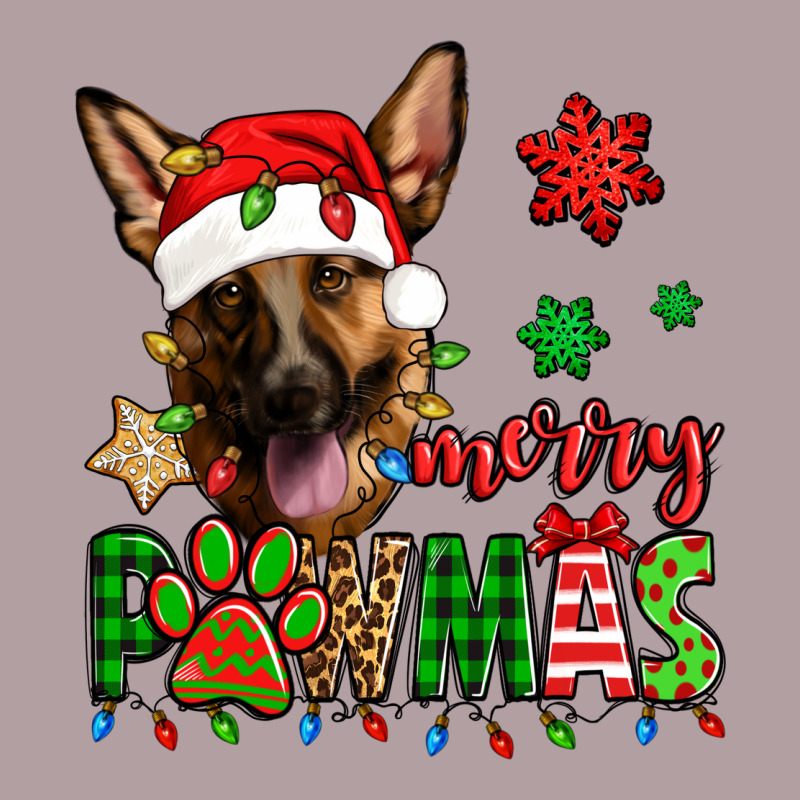 Merry Pawmas Christmas German Shepherd Vintage Hoodie by Jasminsmagicworld | Teevron