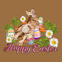 Easter Bunny With Carrots And Daisy Vintage Tee | Teevron