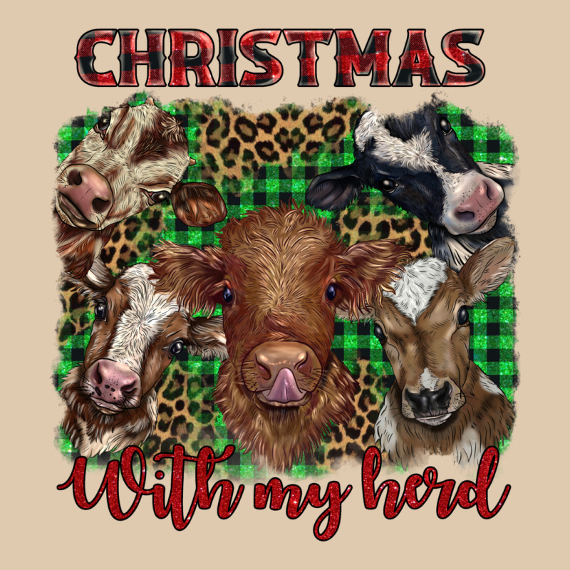 Christmas With My Herd Cows Heavyweight Sweatshirt by BarkalooDesign | Teevron