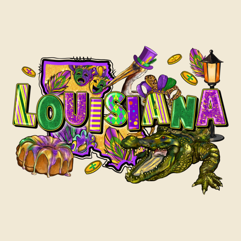 Louisiana Mardi Gras Premium Tee by FaDigitalArtStudio | Teevron