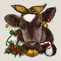 Christmas Baby Cow Heavy Core Tee | Teevron